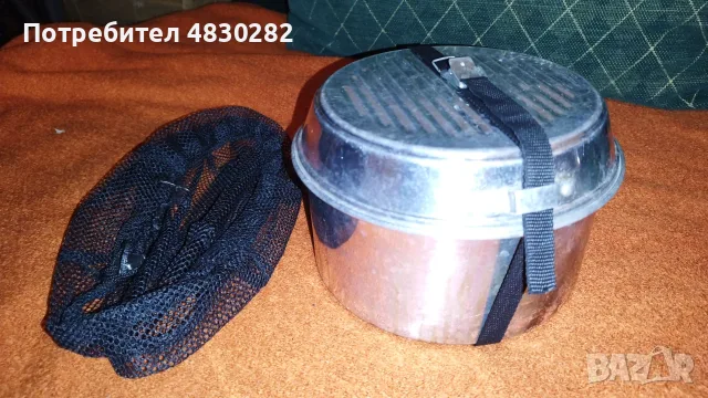 Комплект съдове за готвене за къмпинг, къмпинг тигани, комплект от 4 тенджери , снимка 7 - Газови котлони - 56107061