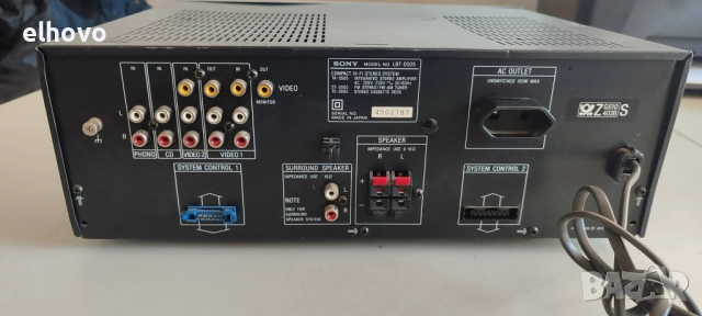Стерео усилвател Sony TA-D505, снимка 6 - Ресийвъри, усилватели, смесителни пултове - 52611989