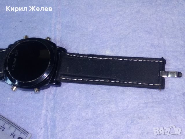 LED WATCH ЕЛЕКТРОНЕН МОДЕРЕН РЪЧЕН ЧАСОВНИК 33202, снимка 14 - Мъжки - 40442667