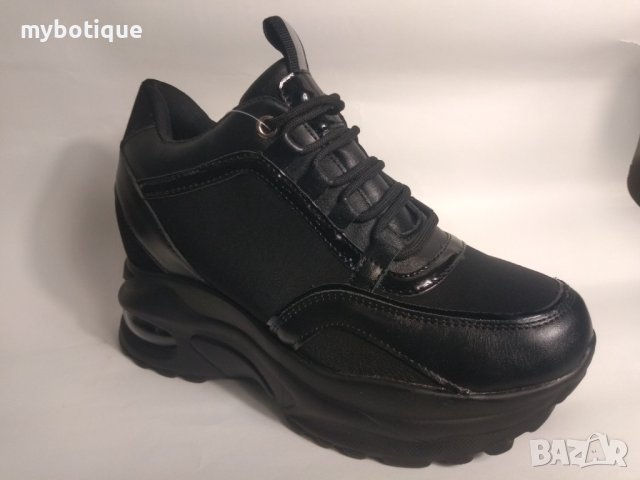 дамски сникерси на платформа , снимка 2 - Маратонки - 42257338