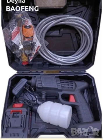 ТОП ЦЕНА 6000mah 48V 2 батерии АКУМУЛАТОРНА ВОДОСТРУЙКА за кола дом градина 30 bar, снимка 2 - Напояване - 50574925