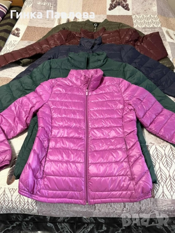 Олекотени пухени якета