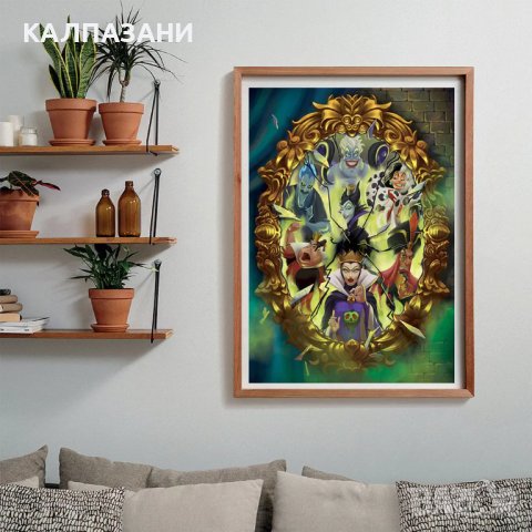 CLEMENTONI 1000ч. Пъзел DISNEY 100 VILLAINS 39718, снимка 3 - Игри и пъзели - 44335963