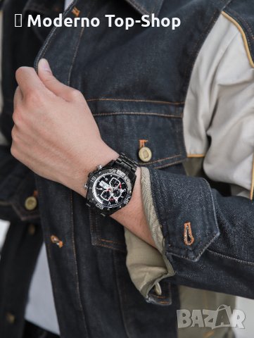 Мъжки часовник Naviforce Хронограф NF 8018 BBB., снимка 4 - Мъжки - 34769874