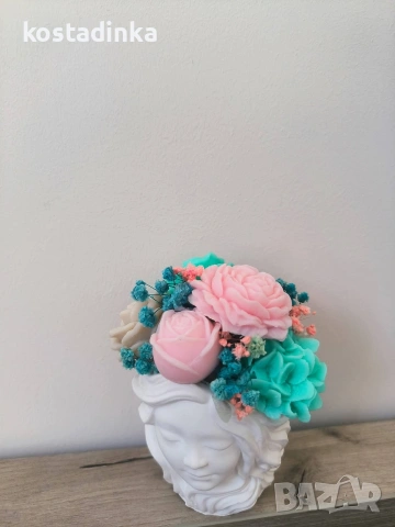Налични сапунени букети, снимка 3 - Романтични подаръци - 53766818