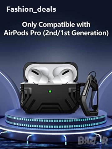 Нов Стилен Карбонов Калъф за слушалки Airpods Pro Ключодържател Подарък, снимка 3 - Аксесоари за Apple - 42534830