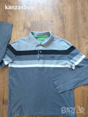 hugo boss green - страхотна мъжка блуза КАТО НОВА M, снимка 5 - Блузи - 48003487