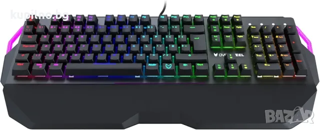 Механична RGB геймърска клавиатура Oversteel Iron - UK Layout, снимка 2 - Клавиатури и мишки - 55798462