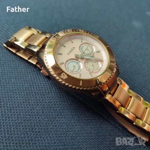 Дамски кварцов часовник Fossil, снимка 4 - Дамски - 50631182