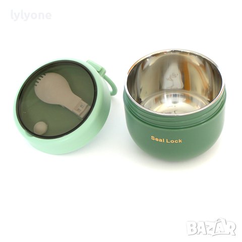 Нова Термо Купа * Чаша Кутия за течна и твърда храна * за училище * за офиса * Метал Стомана * 500мл, снимка 6 - Кутии за храна - 42065448