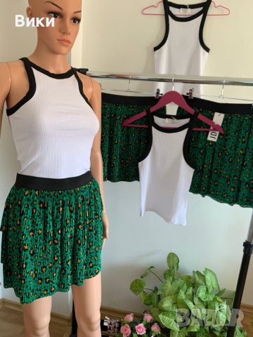 Бял потник топ в размер ХS