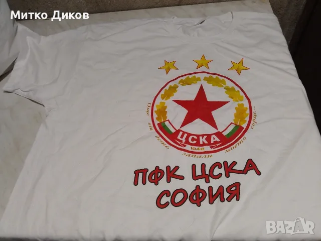 тениска на ЦСКА нова памук на фруит лум размер 3ХЛ
