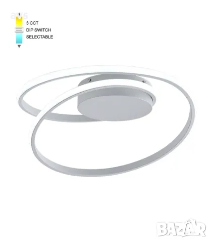 LED плафон кръгъл 38W 3000K-6000K VITO бял, снимка 1