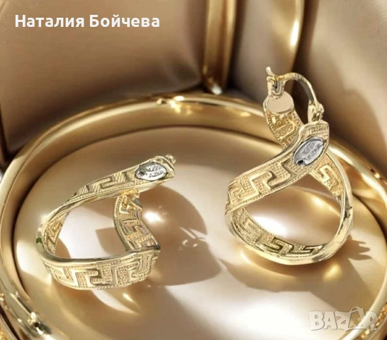  Обици от висококачествена медицинска стомана , снимка 4 - Обеци - 53637626