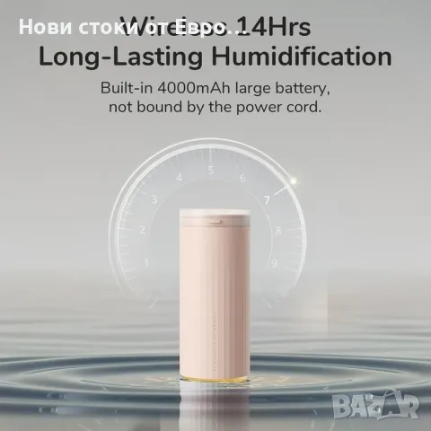 Персонален малък овлажнител JISULIFE, мини размер и преносим,, снимка 6 - Овлажнители и пречистватели за въздух - 48848313