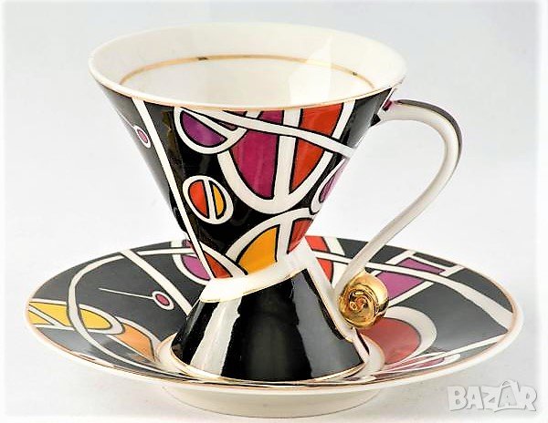 Чаши за кафе от фин порцелан , снимка 2 - Чаши - 28632381