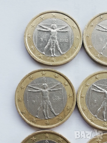 колекция от 1 евро Италия различни години, снимка 2 - Нумизматика и бонистика - 50435536