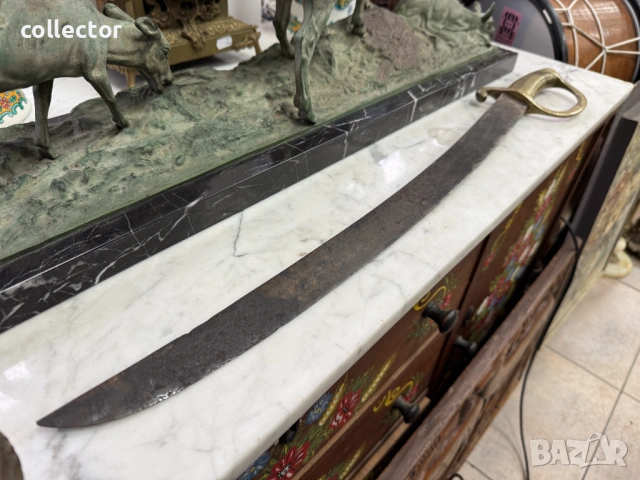 Френска пехотна сабя тип "брикет". №7815, снимка 9 - Антикварни и старинни предмети - 53042676