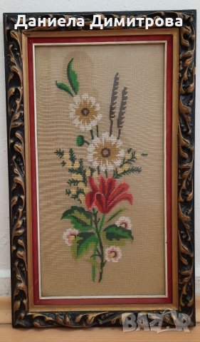 Гоблен "Цветя", снимка 1