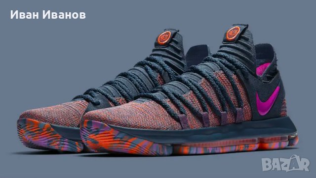 Оригинални маратонки  Nike KD 10 All-Star (2018) номер 43,5-44, снимка 3 - Маратонки - 42238833