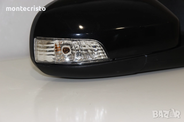 Дясно огледало Volvo V50 (2007-2012г.) 6 пина температурен датчик Черно Черен, снимка 5 - Части - 52983478