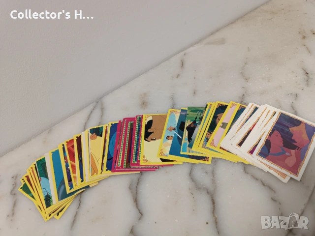 Сет от 92 лепенки за албуми на Panini Disney- Aladdin, The Hunchback of Notre Dame, Mulan Pocahontas, снимка 8 - Колекции - 53049052