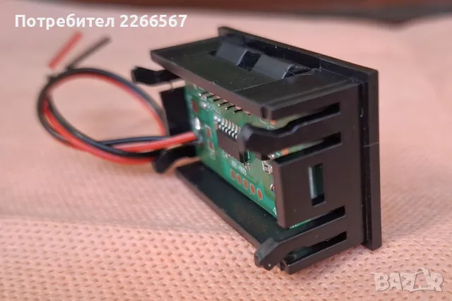 Мини LED индикатори за напрежение и ток - волтметър и амперметър, снимка 9 - Друга електроника - 49874040
