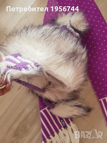 Зимна шапка+шал Kitty, снимка 6 - Шапки, шалове и ръкавици - 38973560