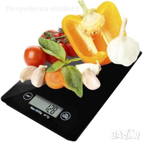 Електронна кухненска везна Ruhhy, висока точност 5 кг / 1г