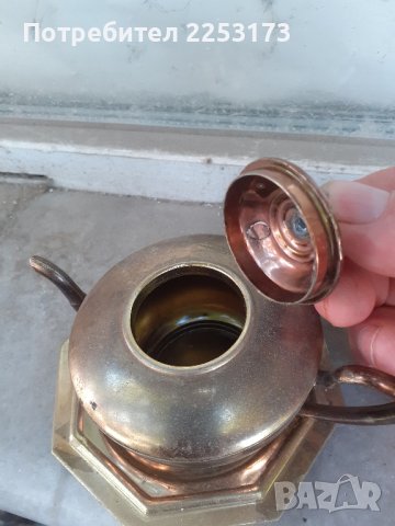 Масивно бронзово чайниче, снимка 4 - Декорация за дома - 41884255