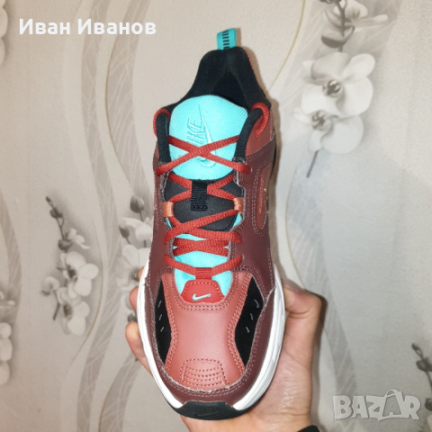 маратонки  Nike M2K Tekno Mahogany Mink/Black/Burnt Orange номер 41, снимка 17 - Маратонки - 40781172