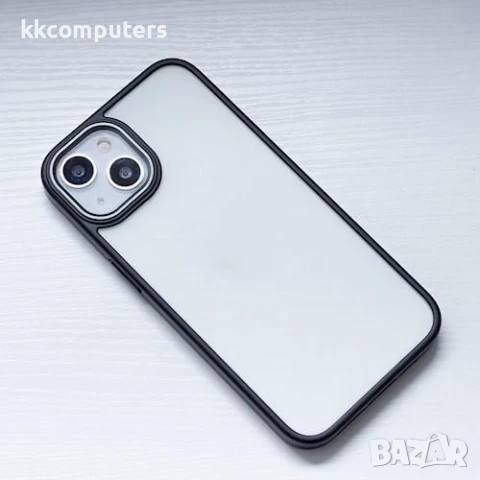 Калъф Satin Matt PVC за iPhone 14 Pro 6.1 / Черен / Баркод : 3132217