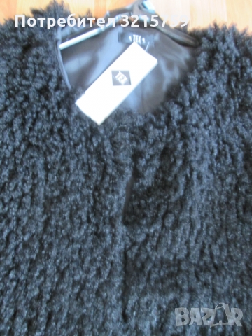 Ново с етикет дамско елече,изкуствен косъм ,TEX, снимка 4 - Жилетки - 36035283
