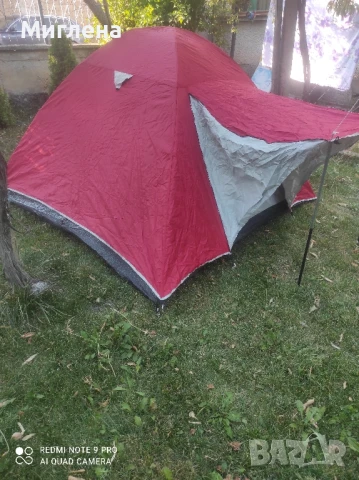 Триместна двуслойна палатка , снимка 3 - Палатки - 51244828