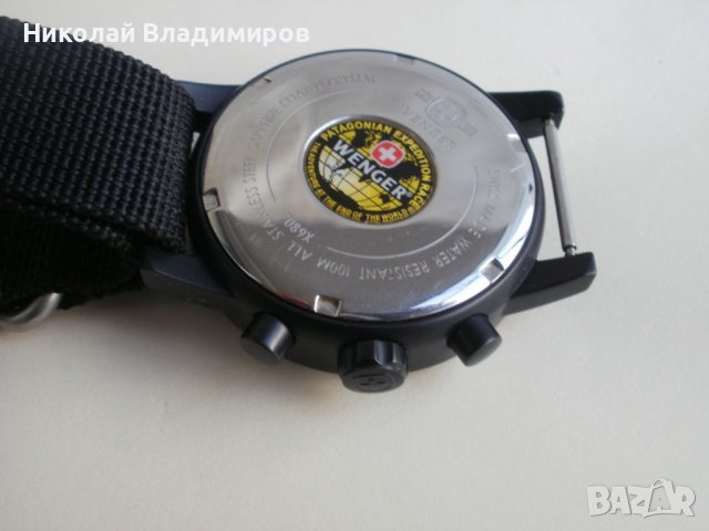Wenger хронограф швейцарски мъжки ръчен часовник, снимка 4 - Колекции - 42274136