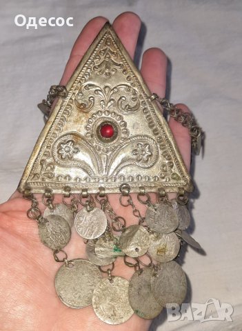Възрожденски накит от Пиринско, трепка за народна носия, снимка 9 - Антикварни и старинни предмети - 22398562