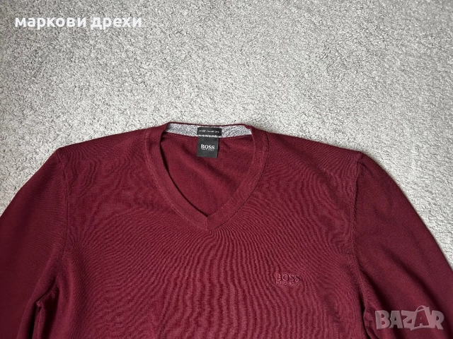 BOSS ATHLEISURE Pre-owned Jumper - red L, снимка 4 - Пуловери - 52972995
