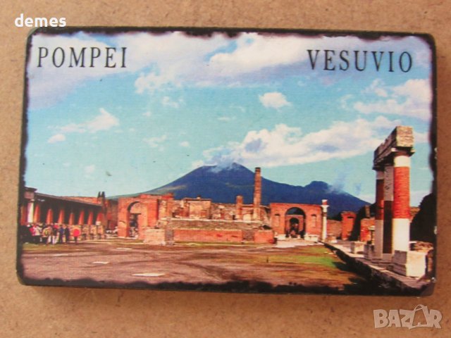 Магнит от Помпей и Везувий, Италия-11, снимка 3 - Други ценни предмети - 41240510