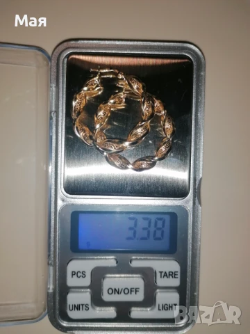 Златни дамски обеци - 14 к/585 проба, снимка 4 - Обеци - 50732533