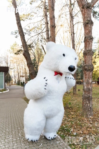 🐻 Гигантска Бяла Мечка - Най-Незабравимата Изненада за Рожден Ден! 🎁💥, снимка 2 - Детегледачки, детски центрове - 52290504