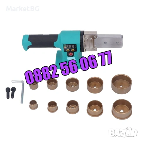 Акумулаторна лепачка за полипропиленови тръби 36V 8Ah, лепачка за ППР, снимка 3 - Други инструменти - 53276849