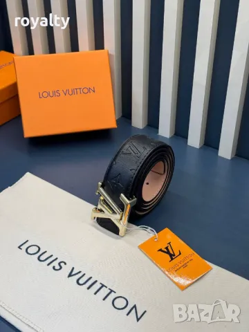 Louis Vuitton Колани - Естествена Кожа, снимка 4 - Колани - 49549632