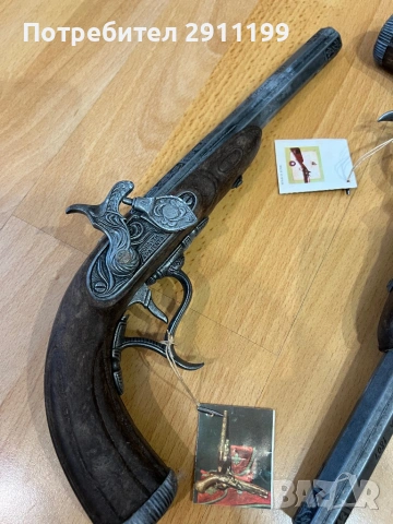 Реплика на кремъклия, комплект от два, снимка 2 - Антикварни и старинни предмети - 53814018