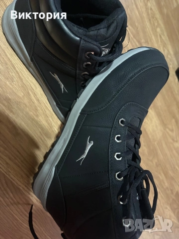 Нови мъжки зимни ботуши боти  slazenger, снимка 4 - Мъжки ботуши - 53178347
