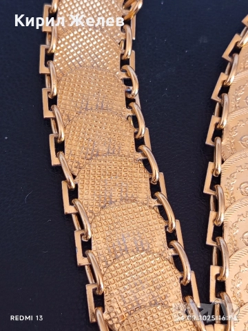 Златист колан тип Bindalli Kemeri с монети за сватби и специални поводи Турция 27109, снимка 7 - Колани - 51823559