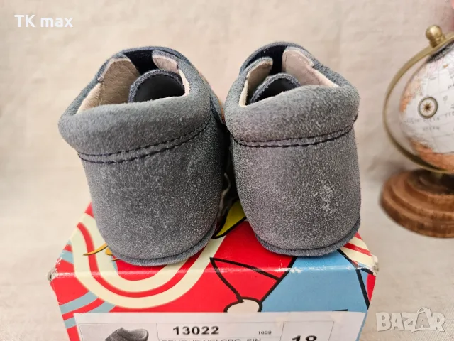 Испански бебешки буйки RiZitos модел 13022   №18 – естествена кожа, ръчна изработка , снимка 3 - Бебешки обувки - 55970240