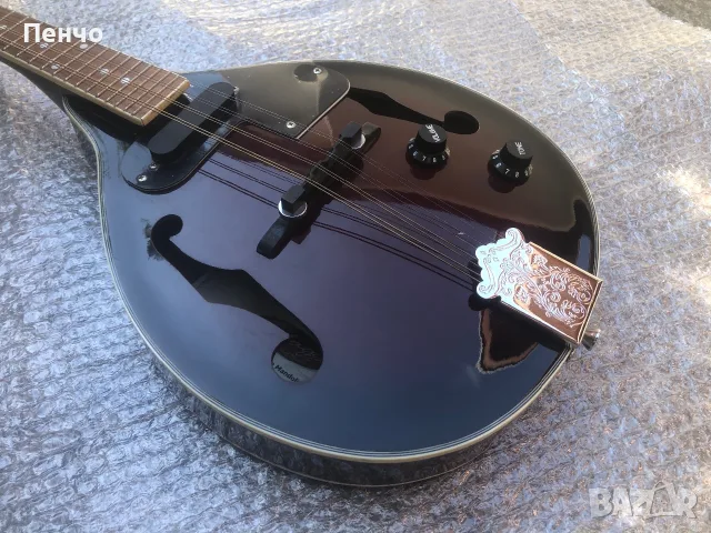 стара електроакустична мандолина "Stagg" Mod: M50E, снимка 5 - Струнни инструменти - 55665418