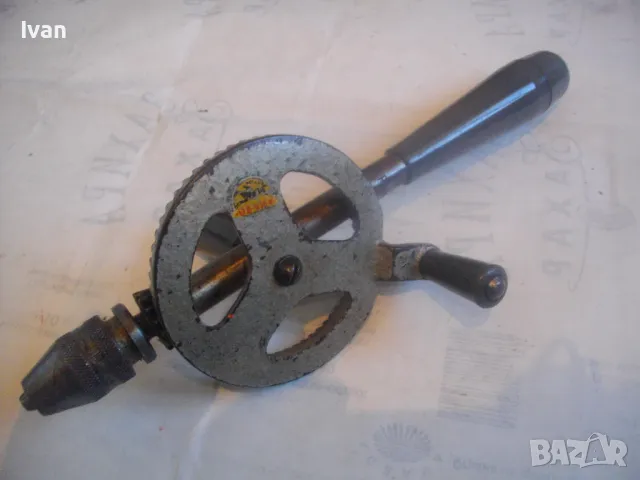 DEARK POLAND СТАРО КАЧЕСТВО ПОЛСКА СОЦ РЪЧНА ДРЕЛКА БОРМАШИНА МАТКАП ОТЛИЧНО СЪСТОЯНИЕ РЕТРО ВИНТИДЖ