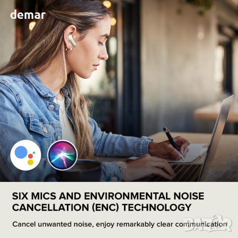 CREATIVE Zen Air Plus леки безжични слушалки за поставяне в ушите, снимка 8 - Безжични слушалки - 44515131