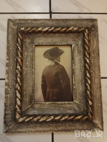 Три винтидж снимки в рамки, Бъфало Бил и Д. Франк Пауъл. , снимка 6 - Антикварни и старинни предмети - 48992254